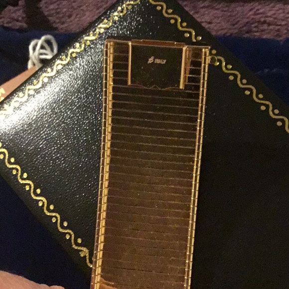 Toscana Italian Mirrigo Finish 18k Gold Plated Bracelet , NIB - Picture 9 of 14